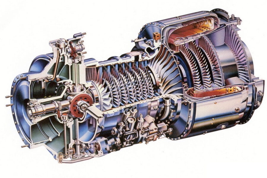 Plynový turbínový motor